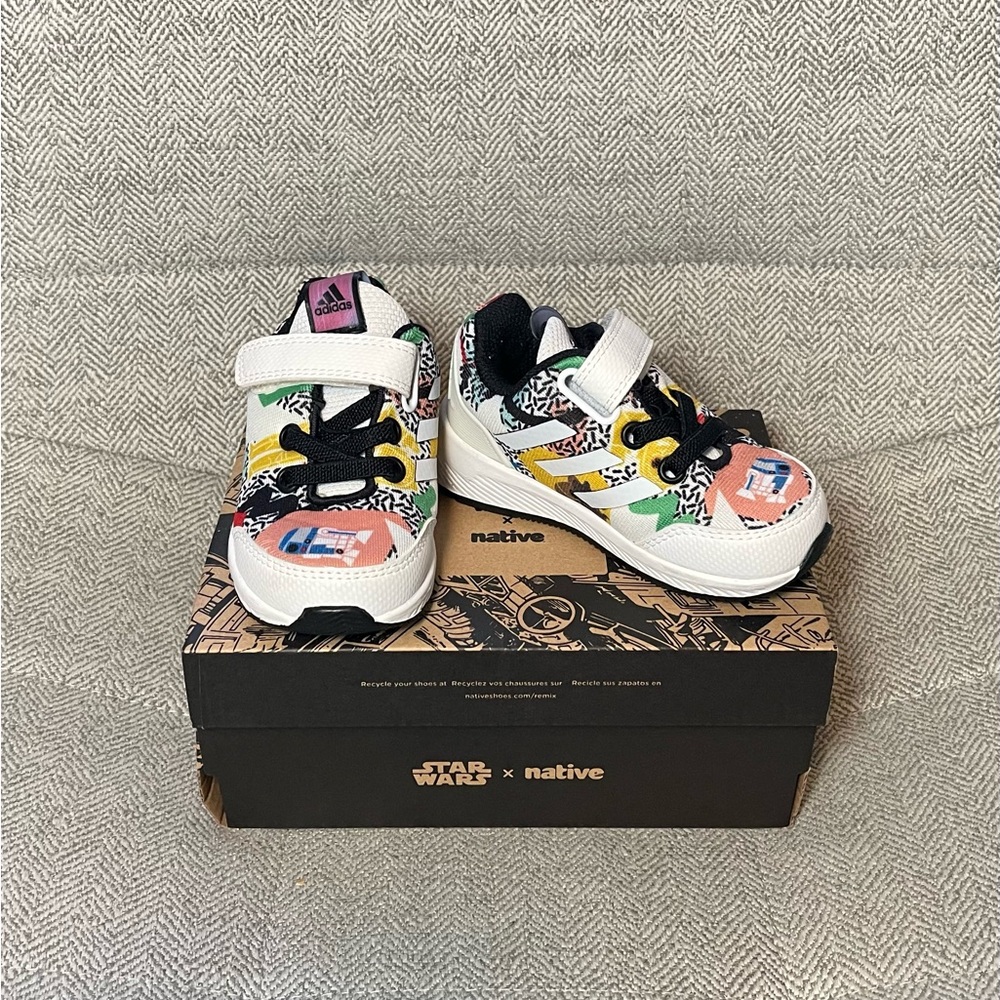 Adidas x Star Wars little kid sneaker tennis shoe